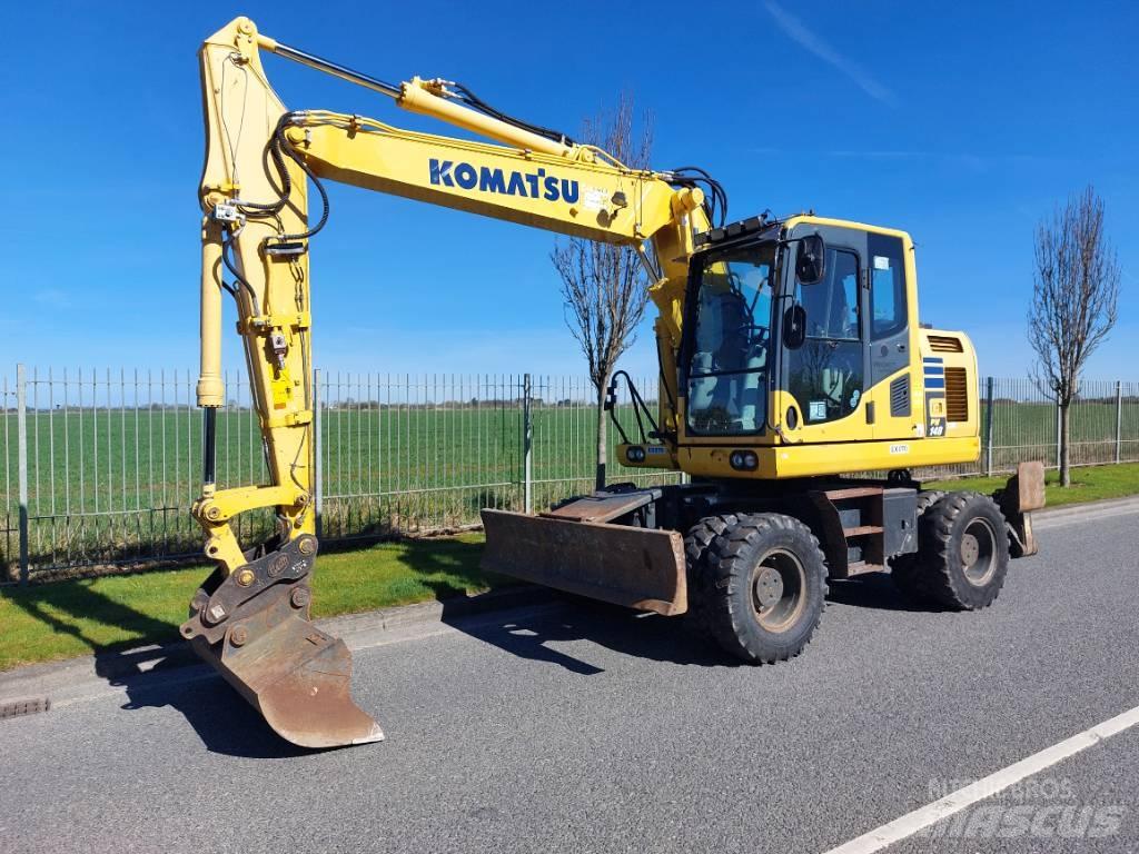 Komatsu PW148-10 Kolová rýpadla