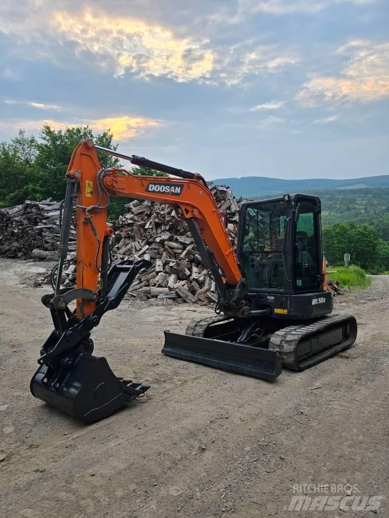 Doosan DX 50 Z Mini rýpadla < 7t