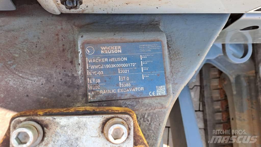 Wacker Neuson ET58 Pásová rýpadla