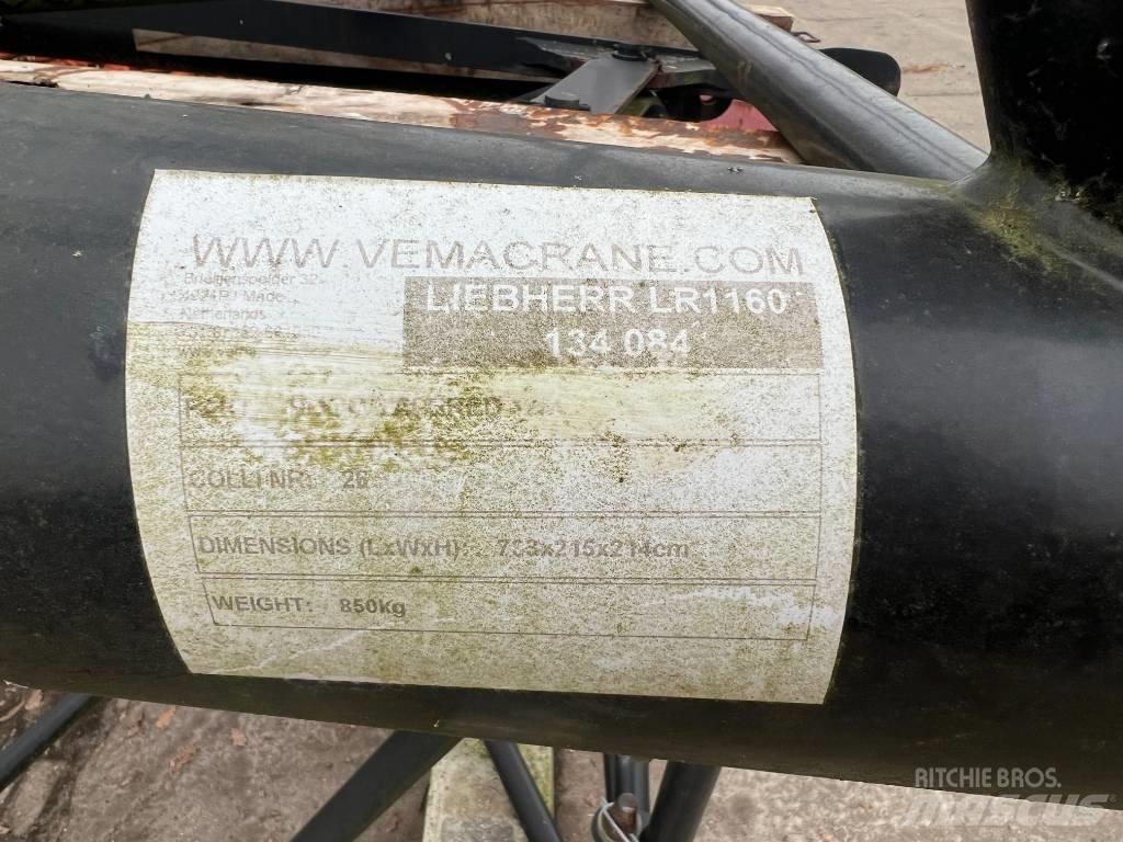 Liebherr LR 1160 Součásti a zařízení k jeřábům