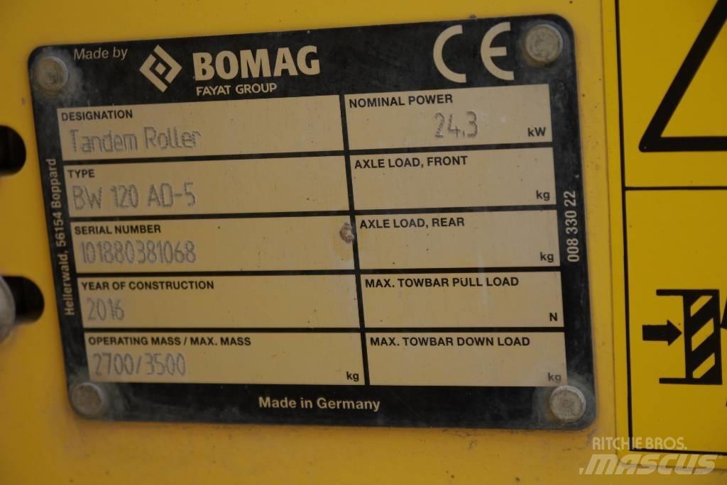 Bomag BW 120 AD-5 Tandemové válce