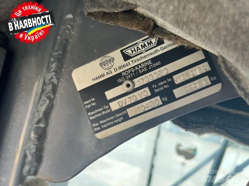 Hamm DV 70 VO Tandemové válce