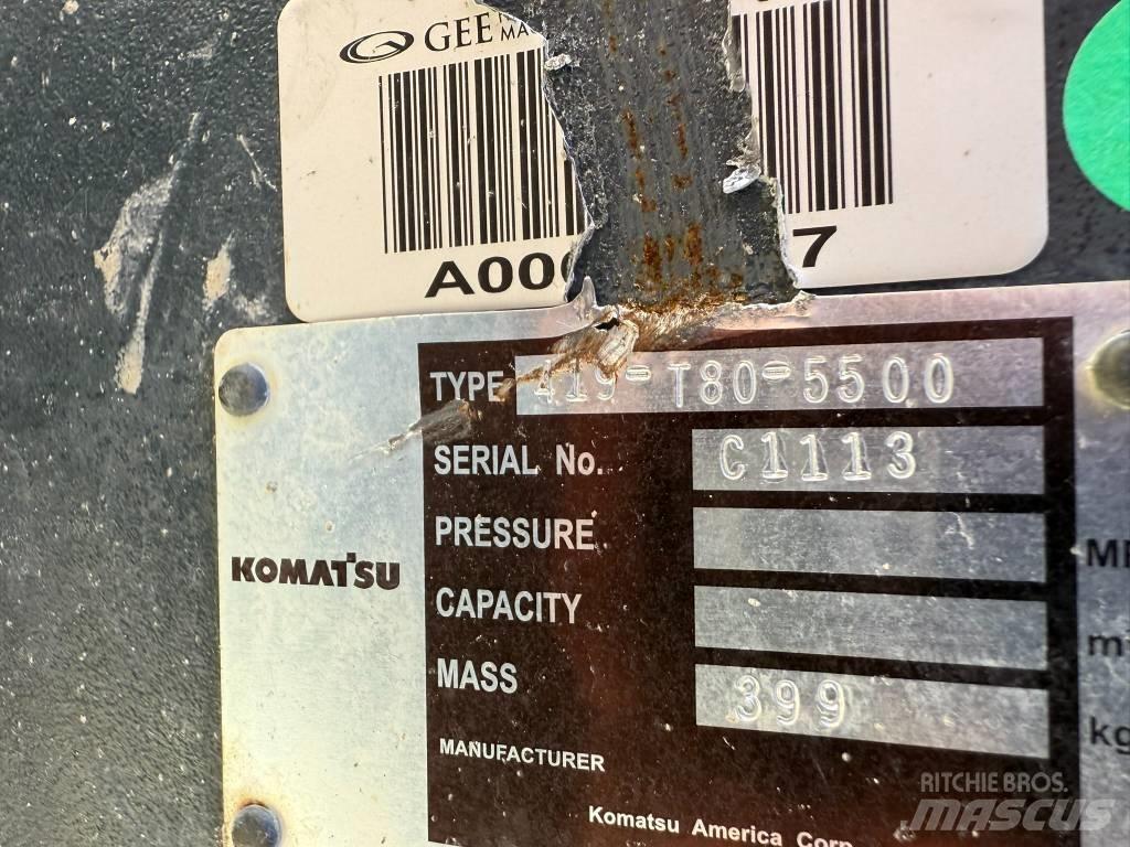 Komatsu WA320 QC Rychlospojky