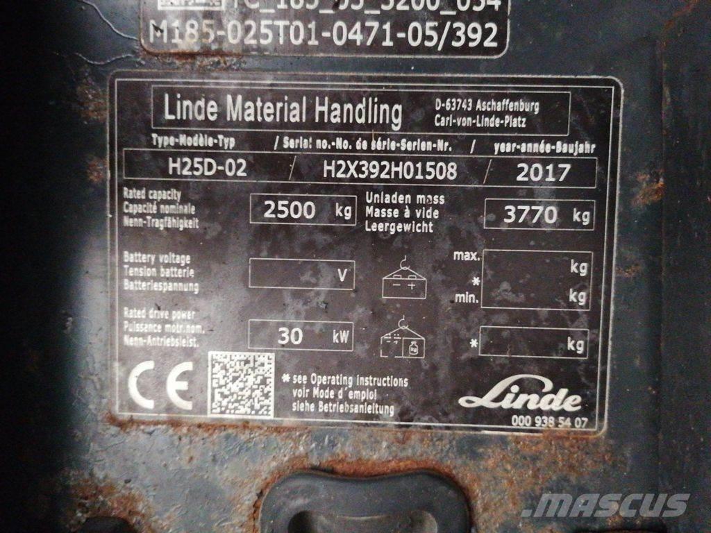 Linde H25D-02 Dieselové vozíky