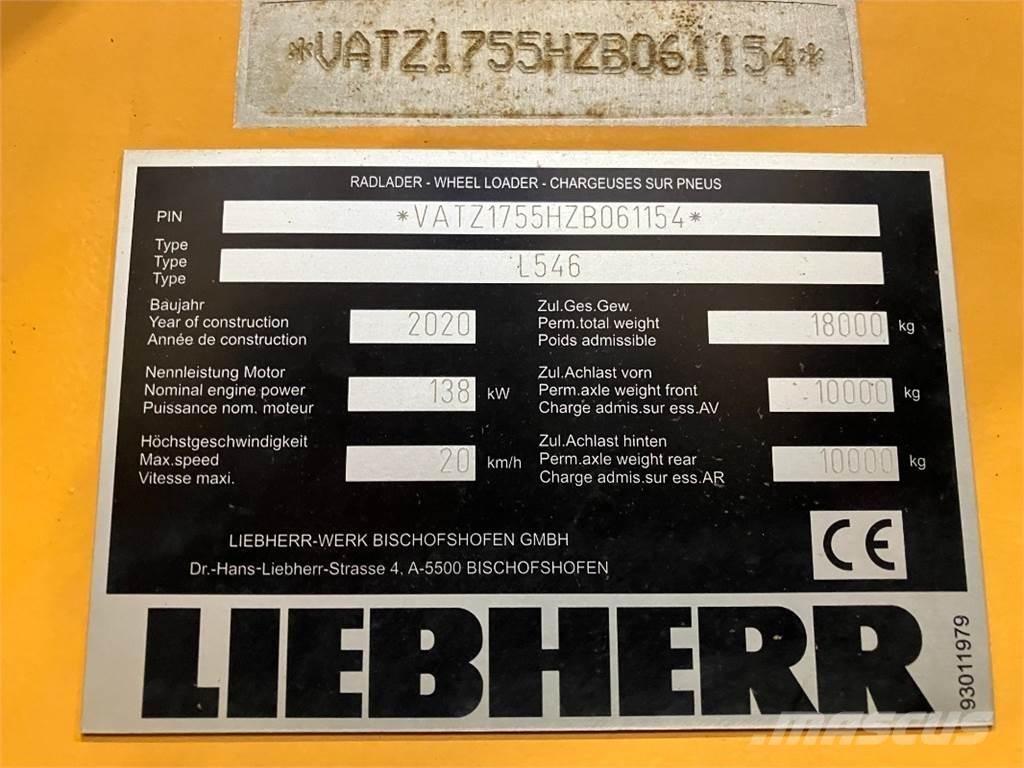 Liebherr L546 Kolové nakladače