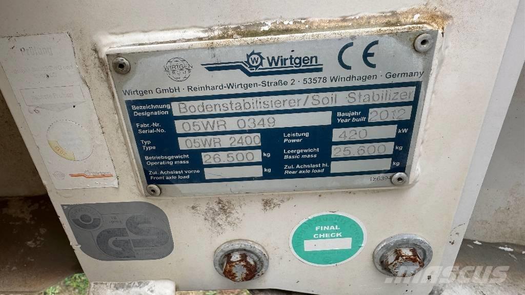 Wirtgen WR 2400 Recyklátory asfaltu
