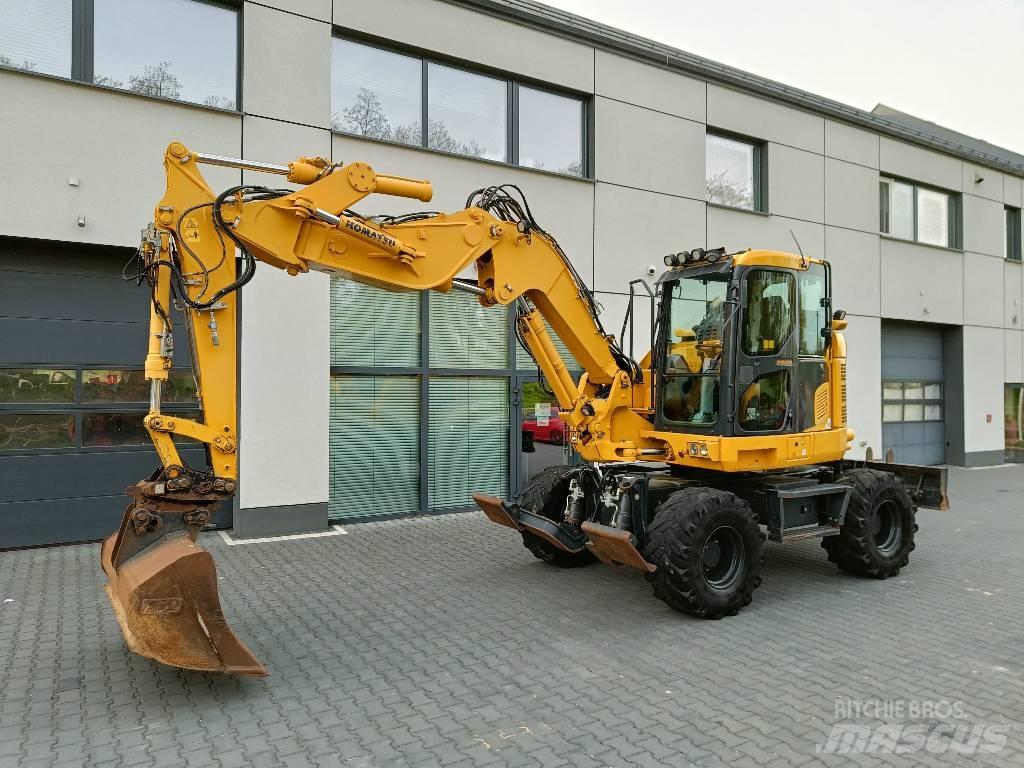 Komatsu PW118 MR-11 Kolová rýpadla