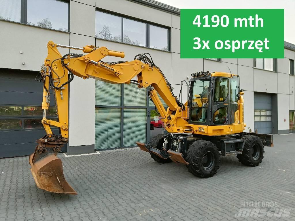 Komatsu PW118 MR-11 Kolová rýpadla