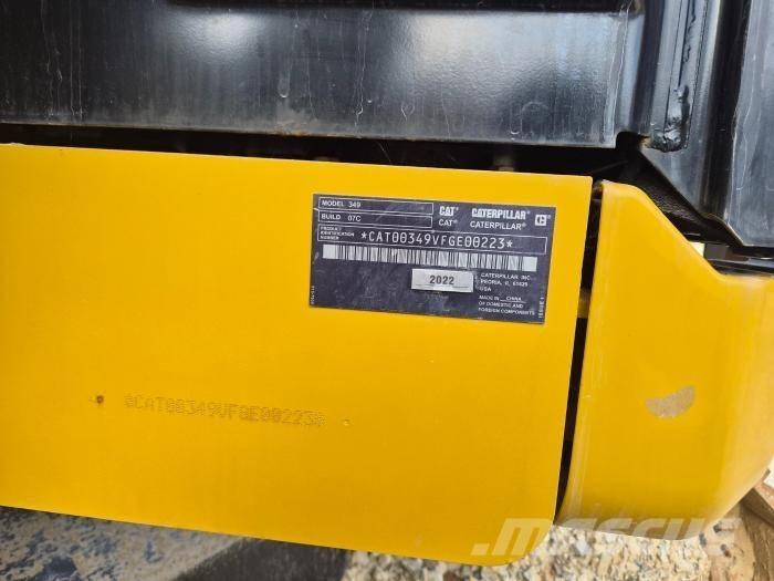 CAT 349 Pásová rýpadla