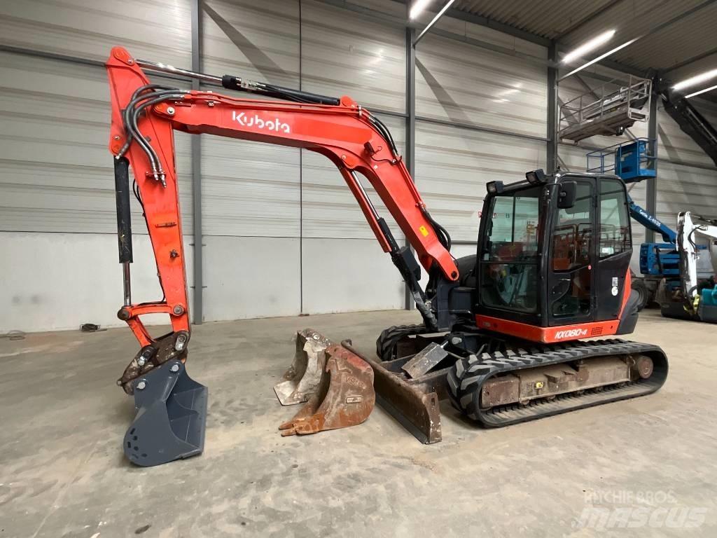 Kubota KX 080-4 Midi rýpadla 7t - 12t