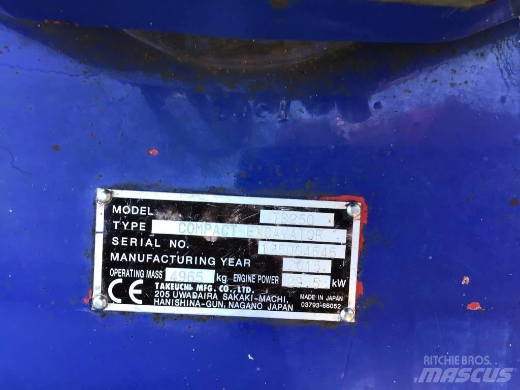 Takeuchi TB 250 Mini rýpadla < 7t