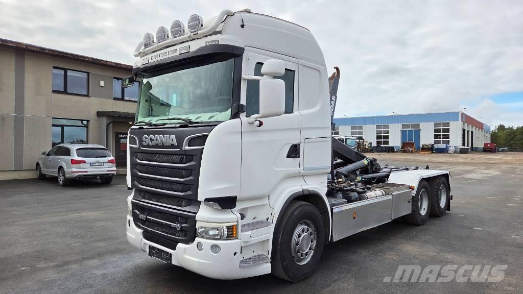 Scania R520 6X4 Hákový nosič kontejnerů