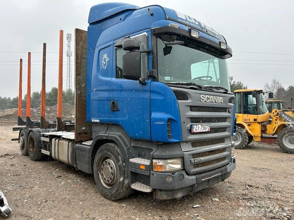 Scania R 420 Vozy na přepravu kmenů