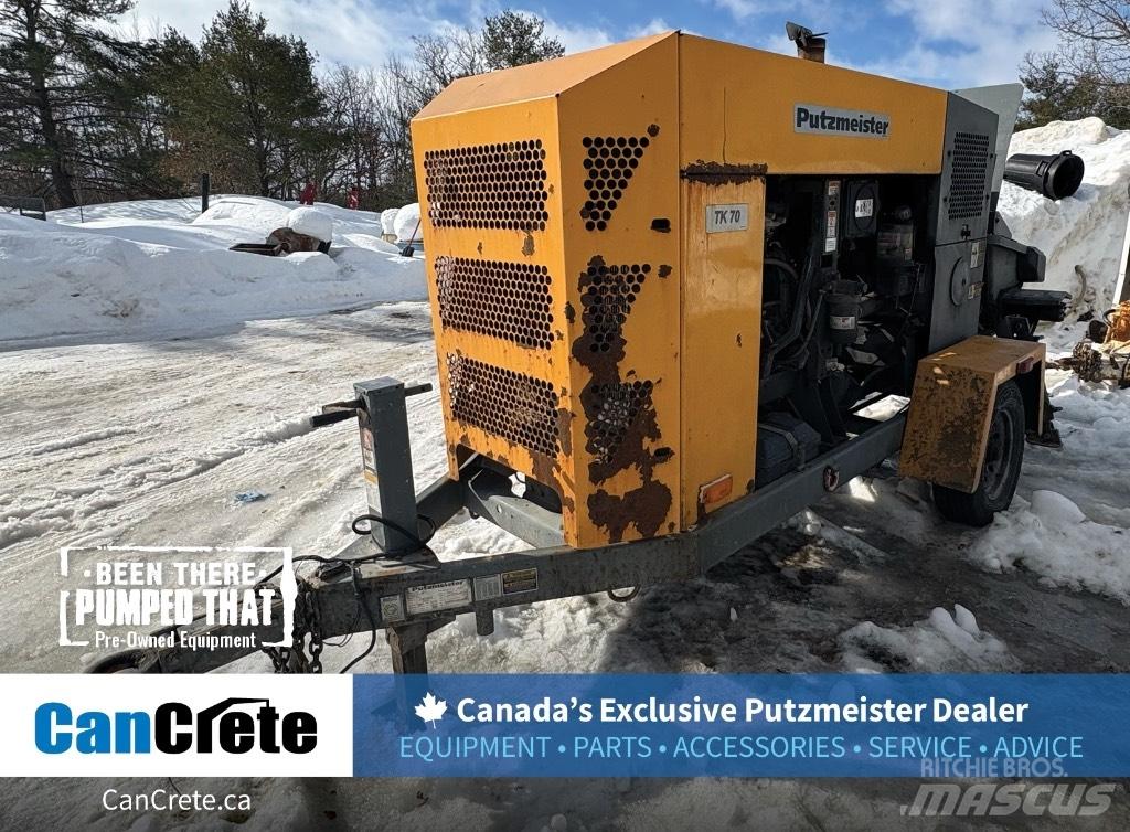 Putzmeister TK 70 Nákladní auta s čerpadly betonu