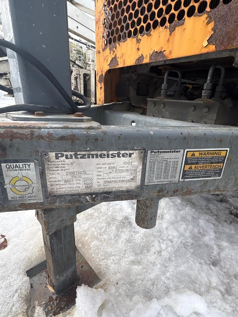 Putzmeister TK 70 Nákladní auta s čerpadly betonu