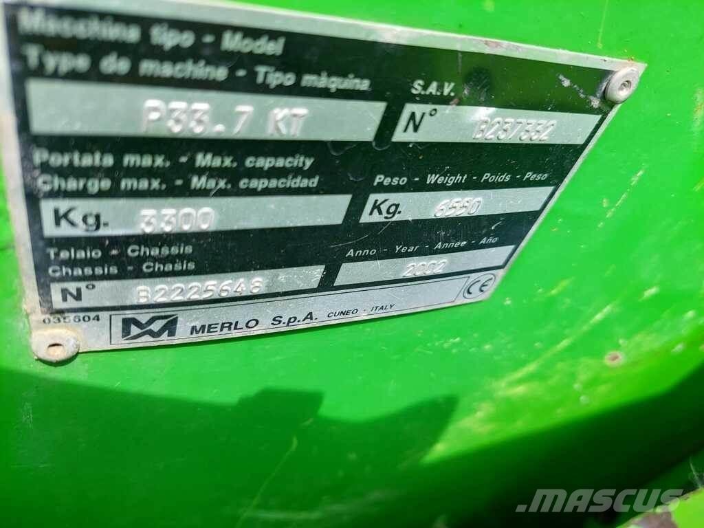 Merlo P 33.7 KT Teleskopické manipulátory