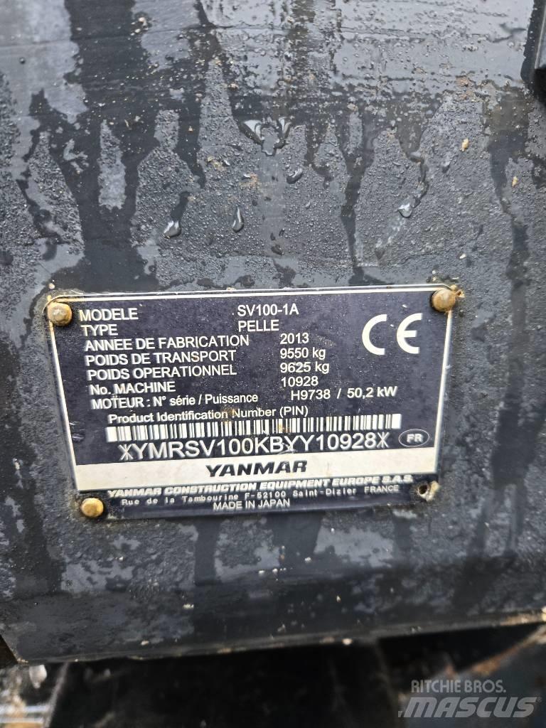 Yanmar SV 100-1A Midi rýpadla 7t - 12t