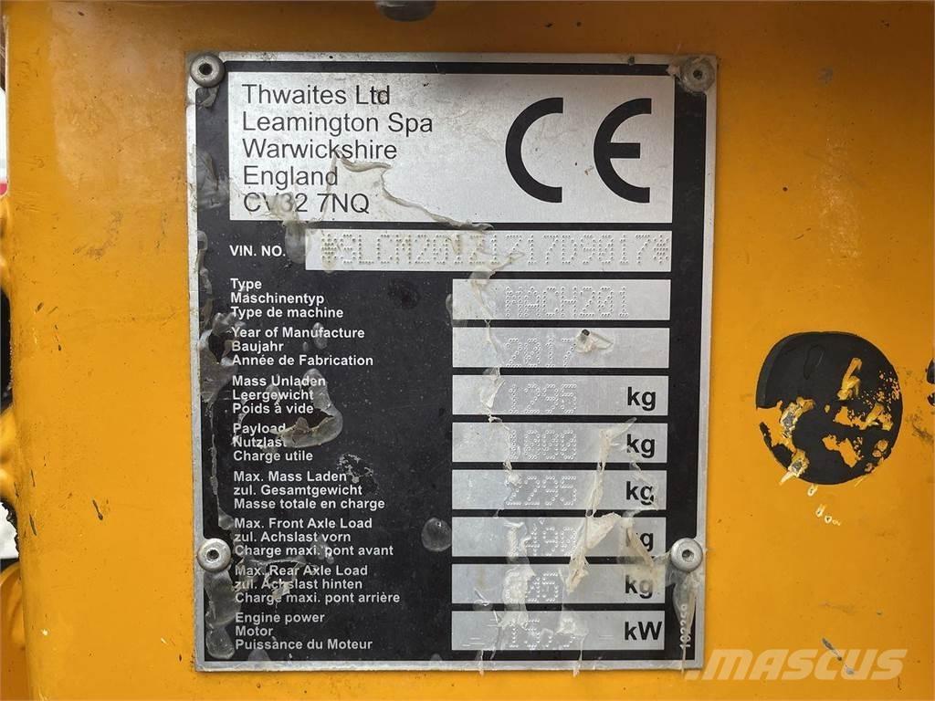 Thwaites 1 ton Vyklápěcí dempry