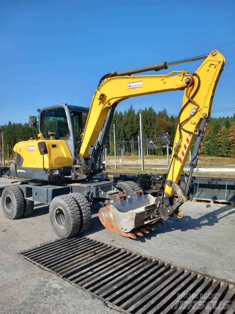 Doosan DX 57 W-5 Kolová rýpadla