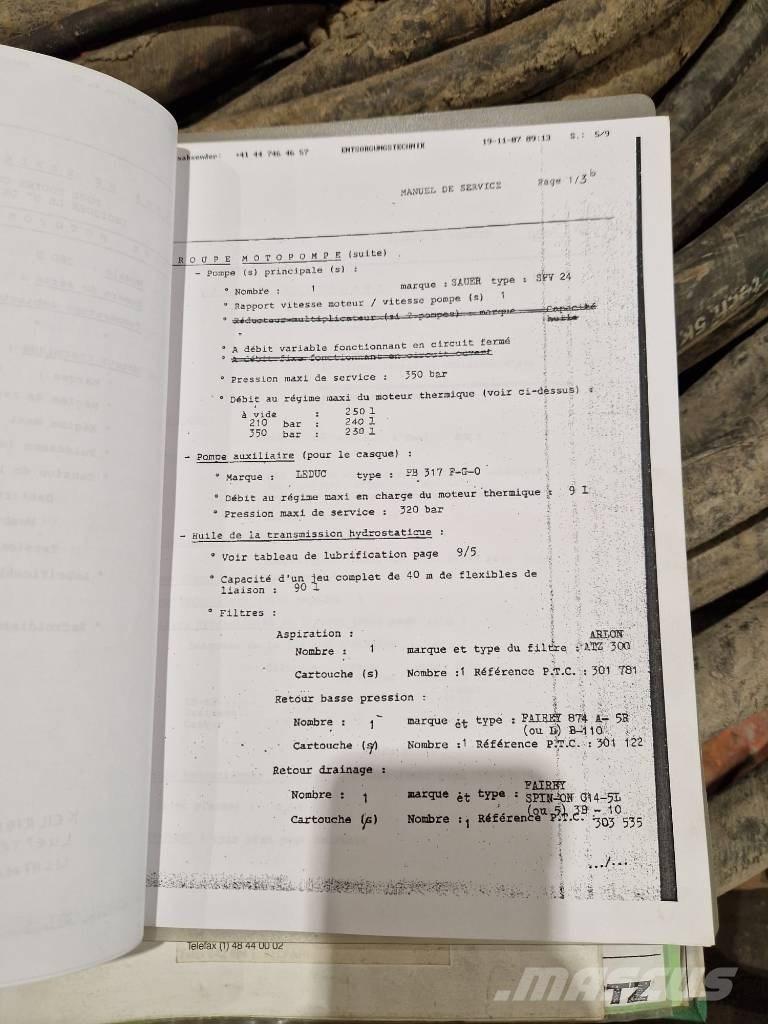 PTC 2313 Hydraulická beranidla na zatloukání pilotů