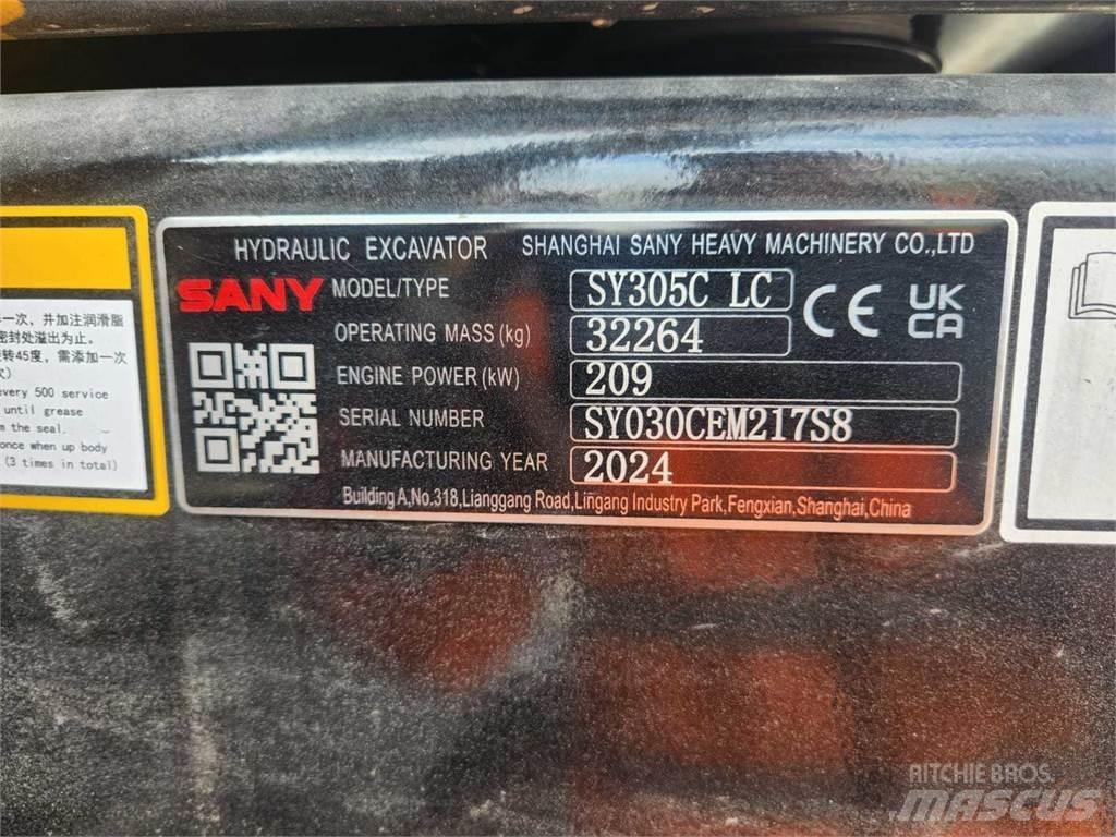 Sany SY305C Pásová rýpadla