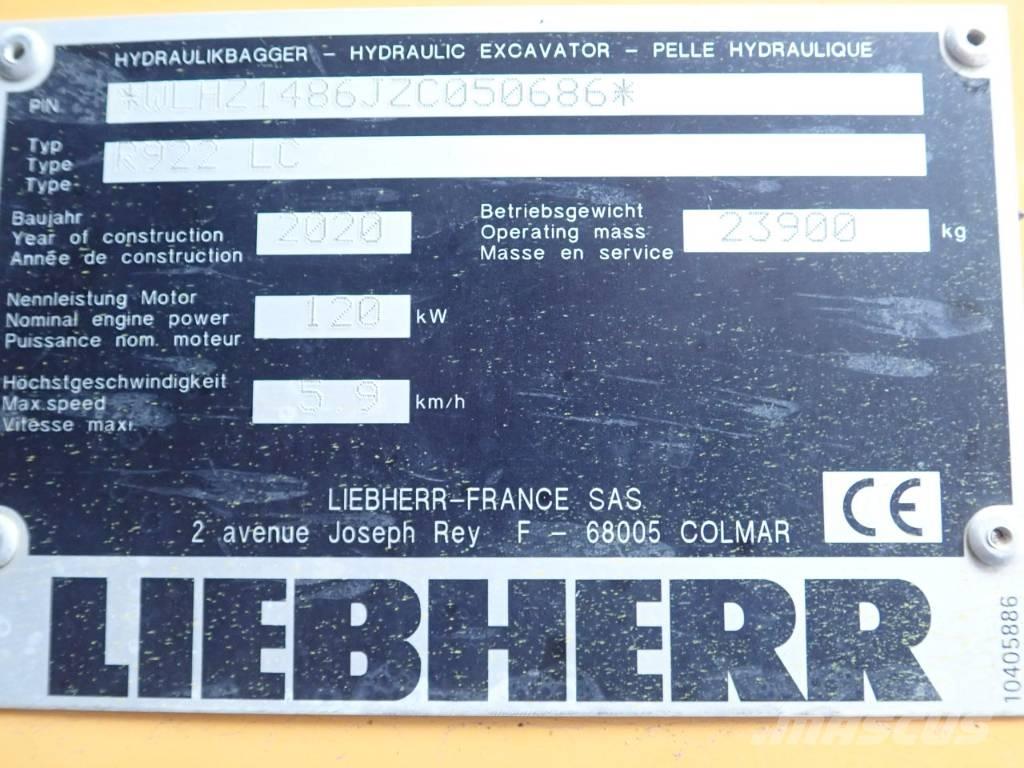 Liebherr R 922 LC Pásová rýpadla
