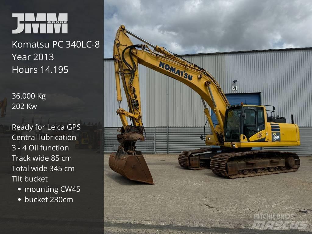 Komatsu PC360LC-10 Pásová rýpadla