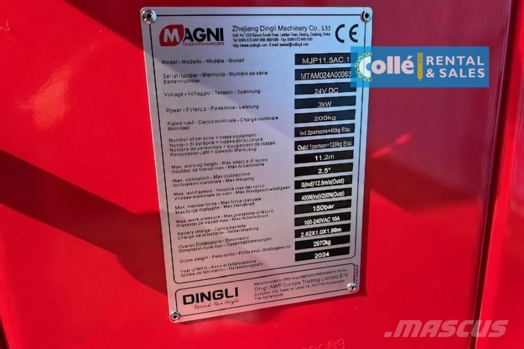 Magni MJP 11.5 | 2024 Kloubové plošiny