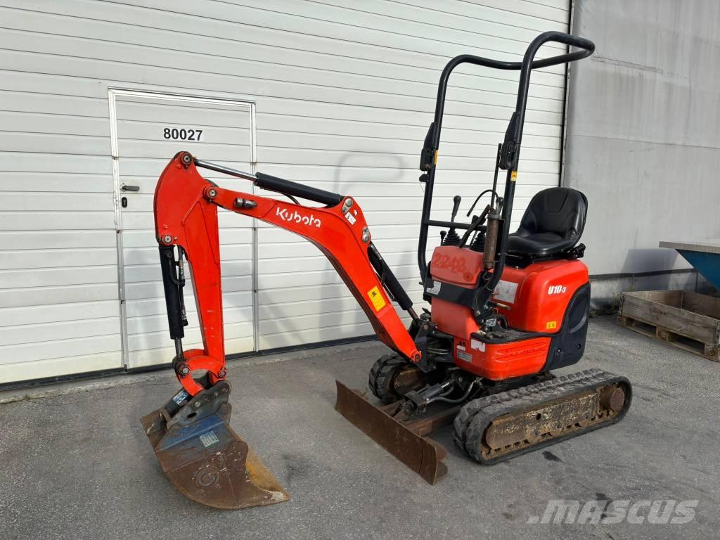 Kubota U 10-3 Mini rýpadla < 7t