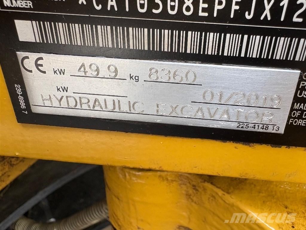 CAT 308 E 2 CR Midi rýpadla 7t - 12t