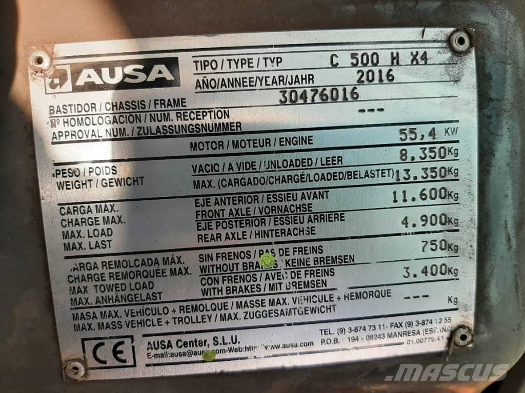 Ausa C 500 H X4 Terénní vysokozdvižné vozíky