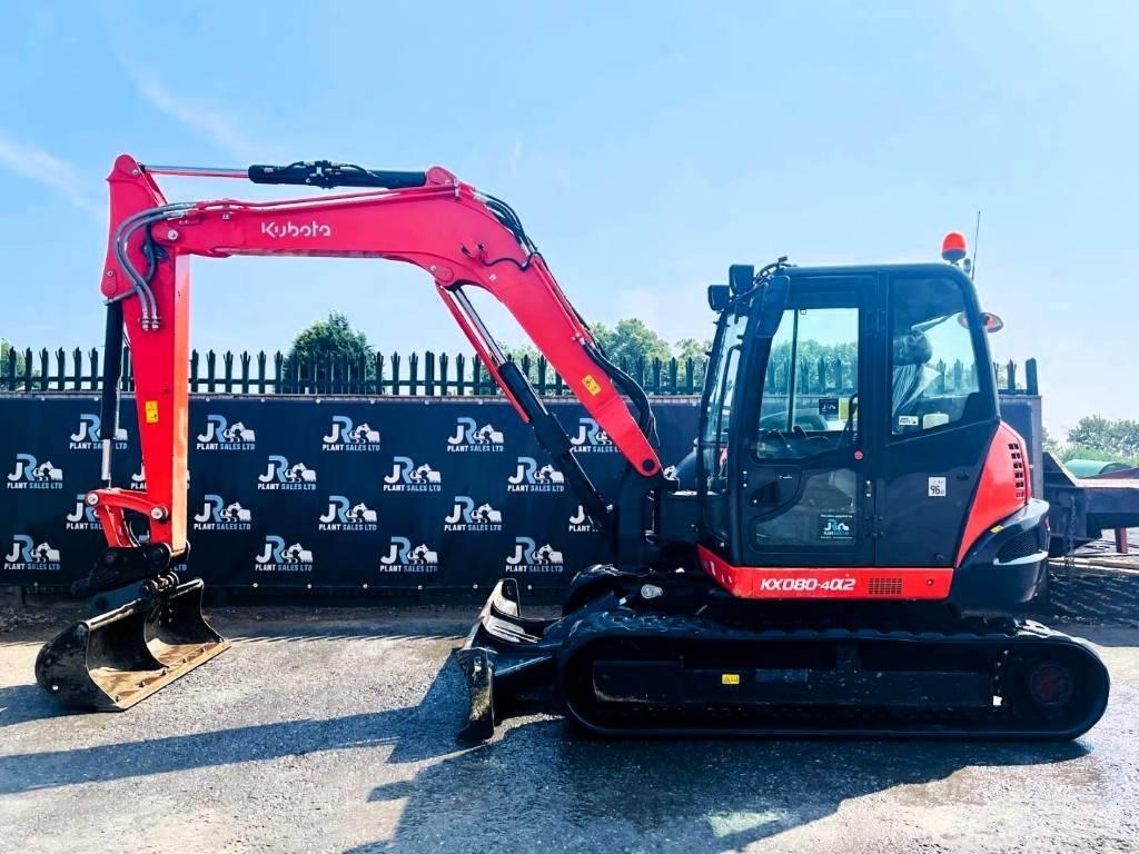 Kubota KX 080-4 Midi rýpadla 7t - 12t