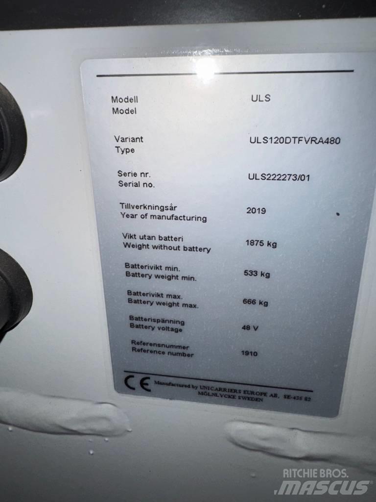 UniCarriers ULS 120 Retraky