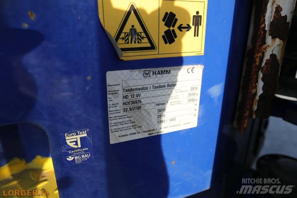 Hamm HD 12 VV Tandemové válce