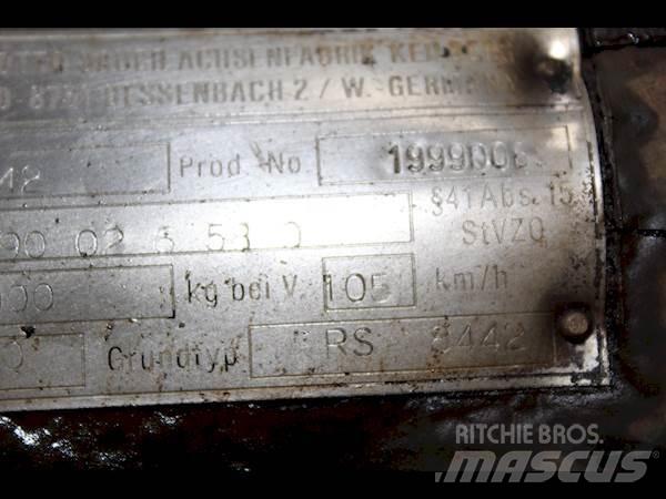 SAF RSM 8442 Nápravy