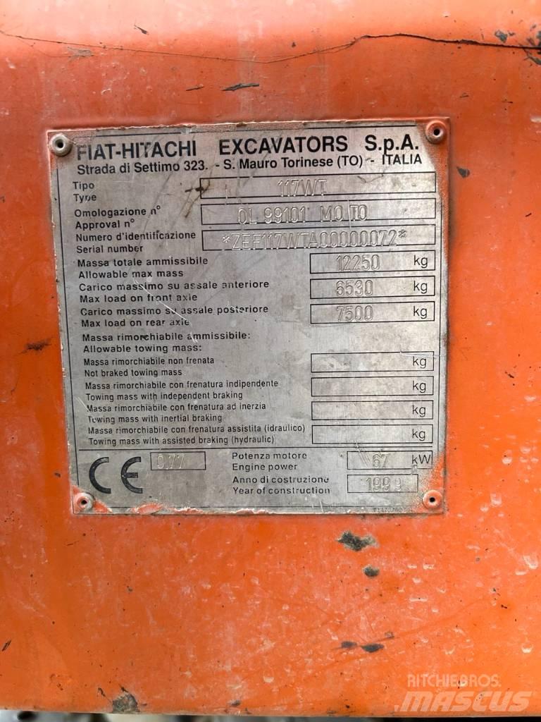 Fiat-Hitachi fh 120 Kolová rýpadla