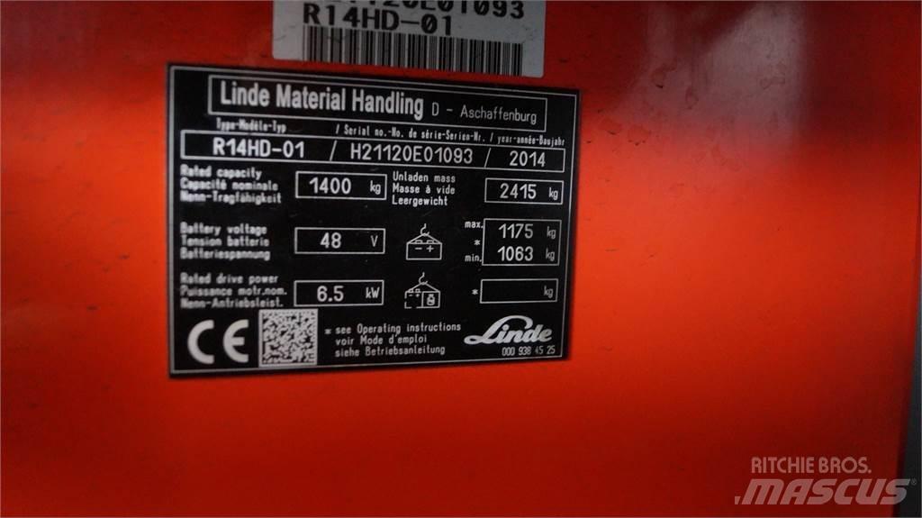 Linde R14HD Retraky