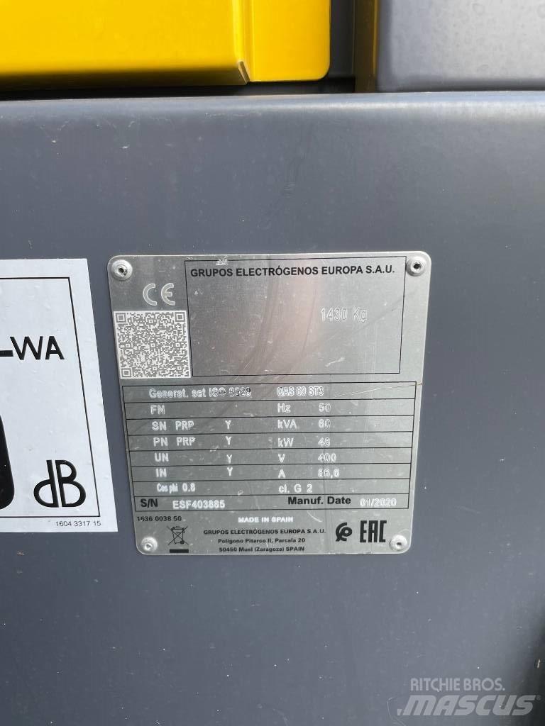 Atlas Copco QAS 60 Stavebnictví - ostatní