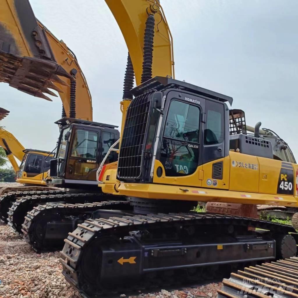Komatsu PC 450 Pásová rýpadla