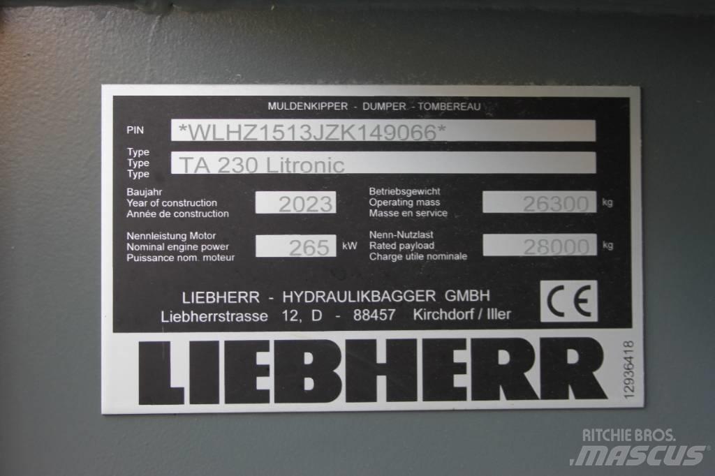 Liebherr TA 230 Kloubové dempry