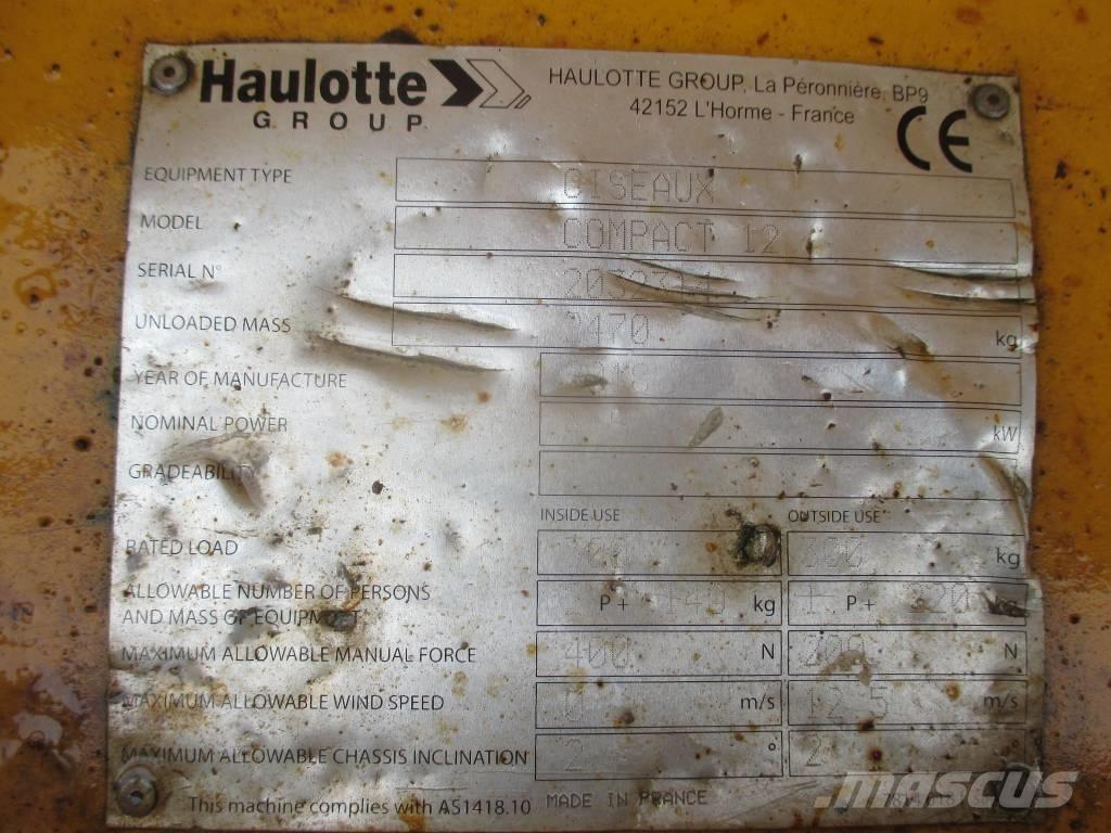 Haulotte Compact 12 Nůžková zvedací plošina