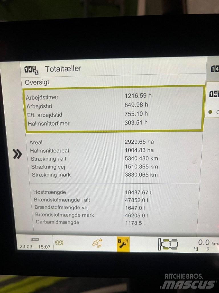 CLAAS Lexion 8700 Sklízecí mlátičky