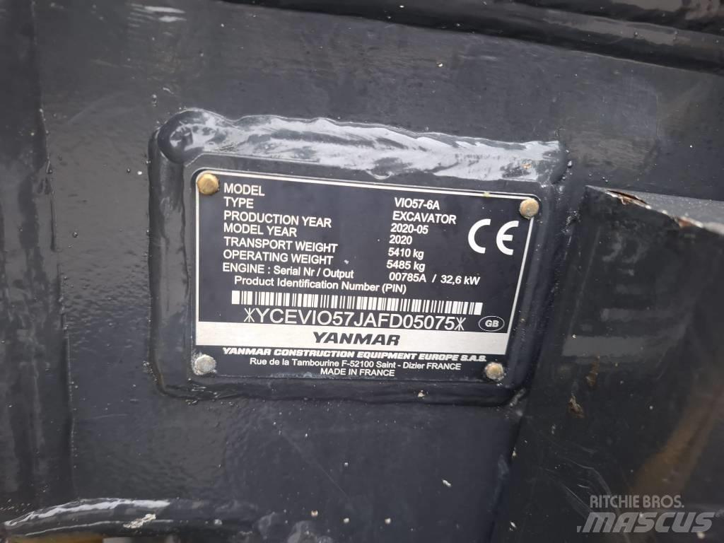 Yanmar Vio 57-6A Mini rýpadla < 7t