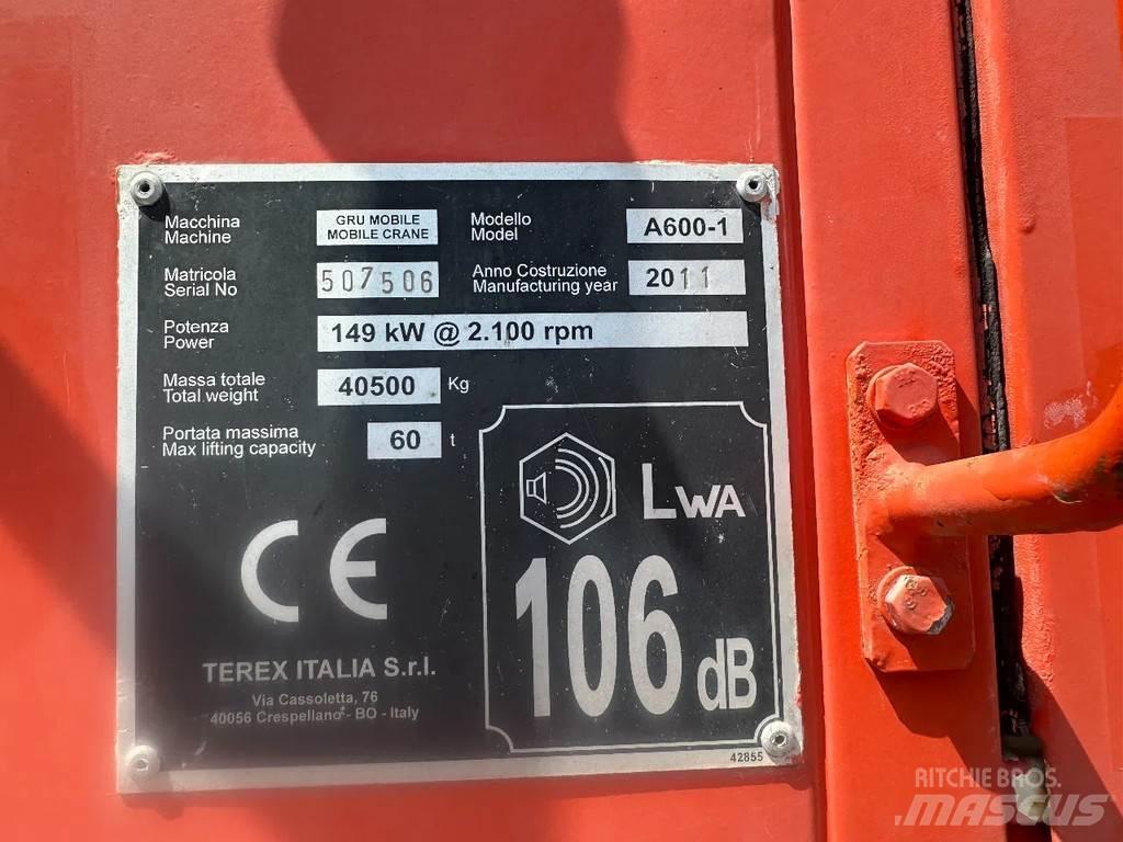 Terex A600 Jeřáby pro těžký terén
