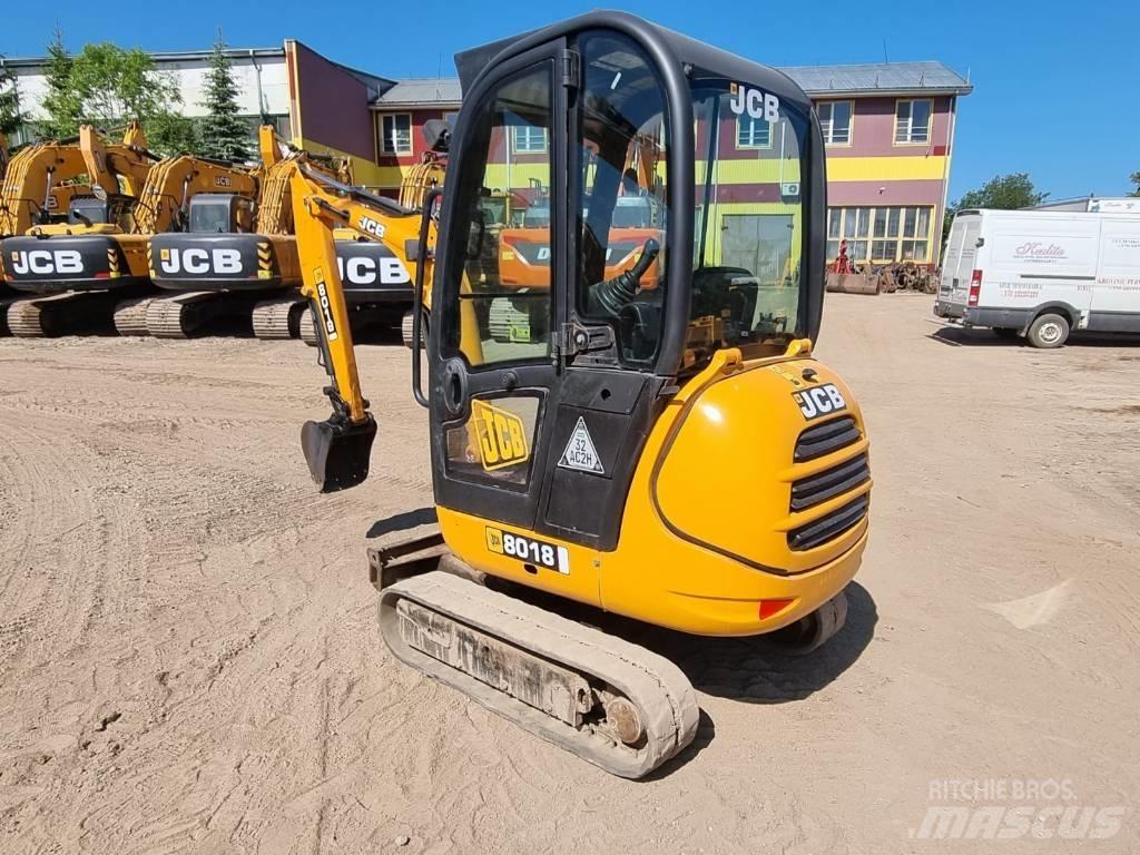 JCB 8018 Mini rýpadla < 7t