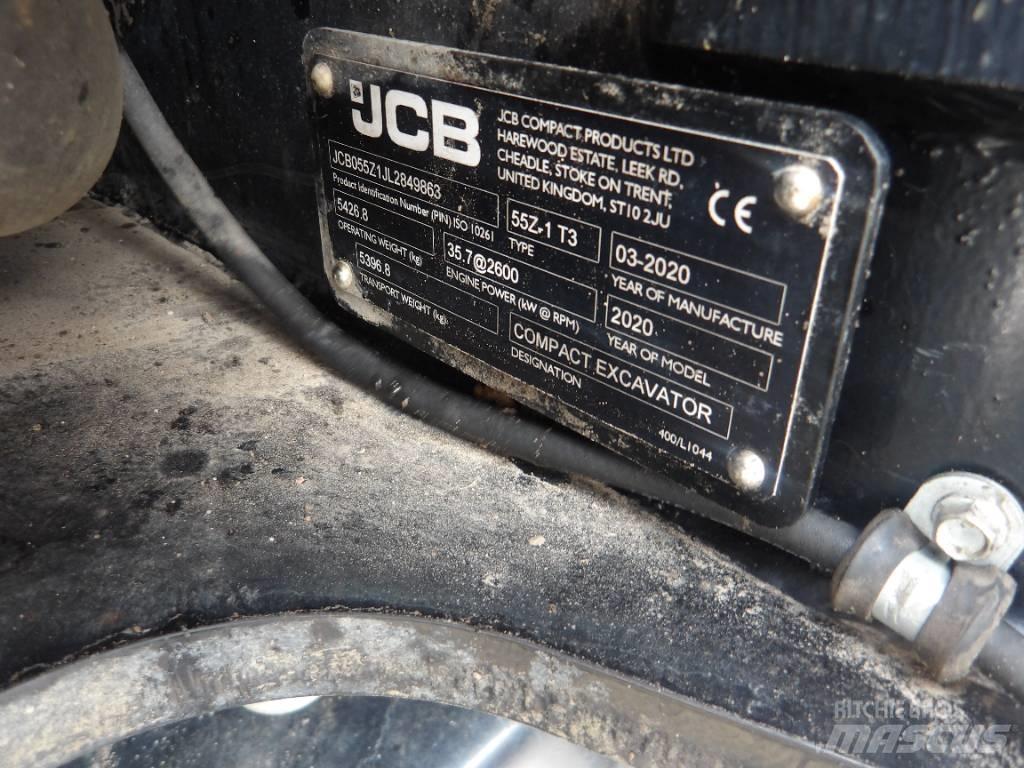 JCB 55Z-1 Mini rýpadla < 7t
