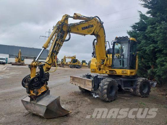 Komatsu PW138MR-11 Kolová rýpadla