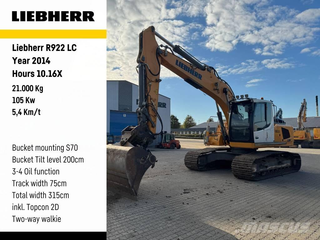 Liebherr R 922 Pásová rýpadla