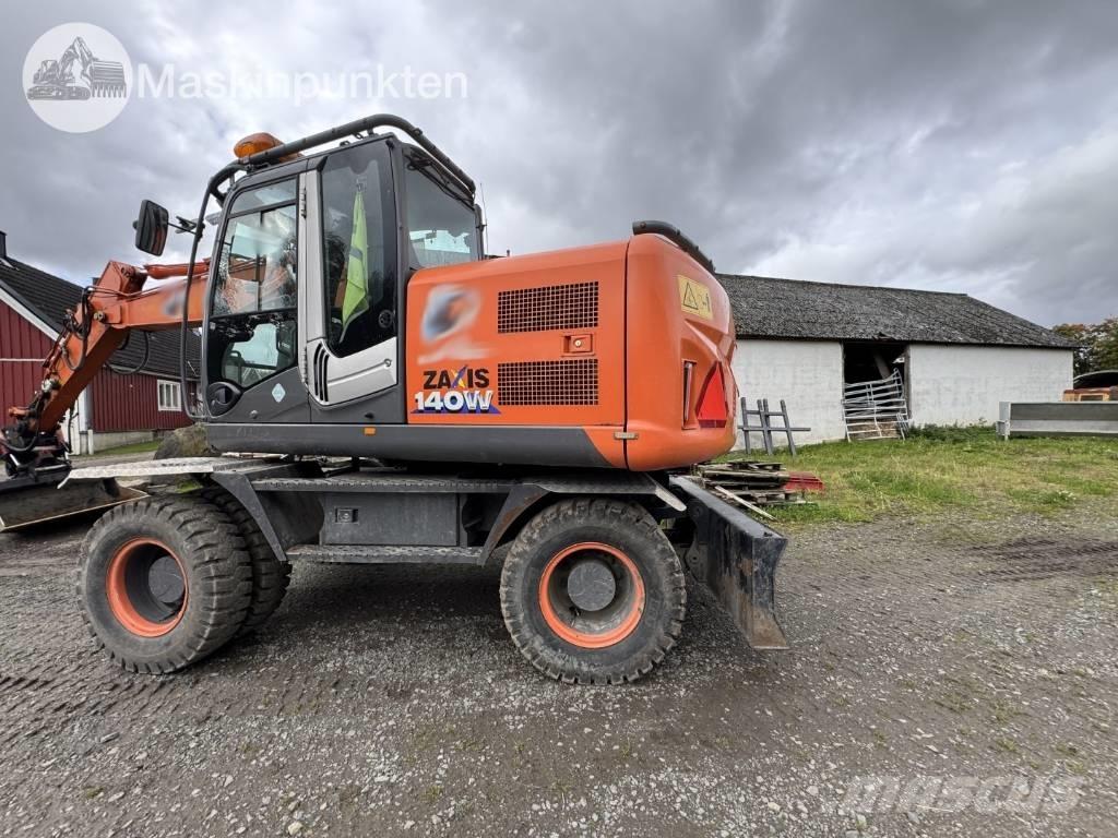 Hitachi ZX 140 W-3 Kolová rýpadla