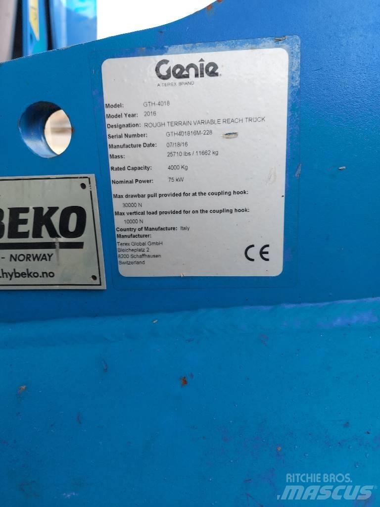 Genie GTH 4018 Teleskopické manipulátory